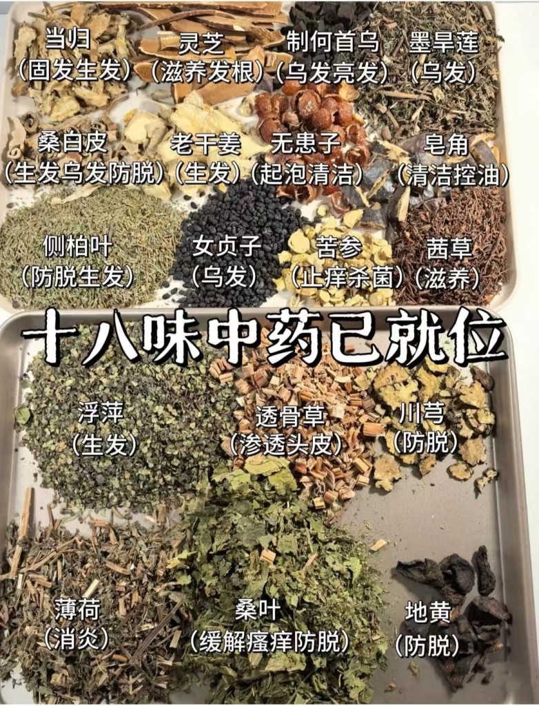 图片[2]-草本中药洗发水配方-阿紫姑娘