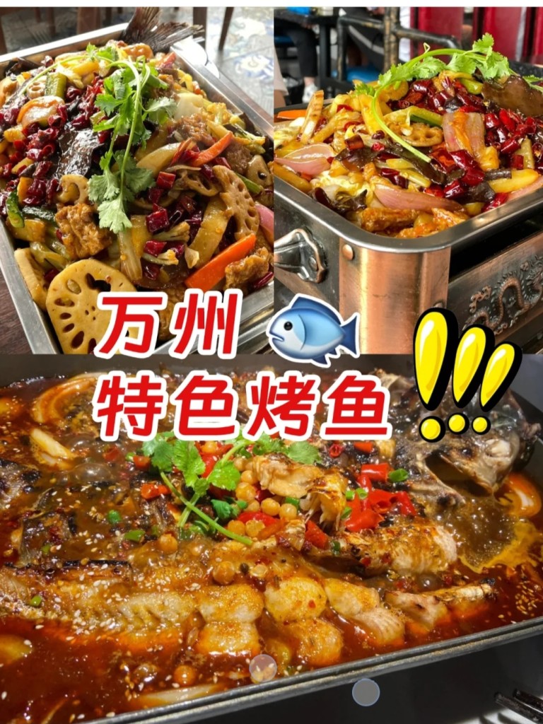 万洲特色烤鱼技术-阿紫姑娘