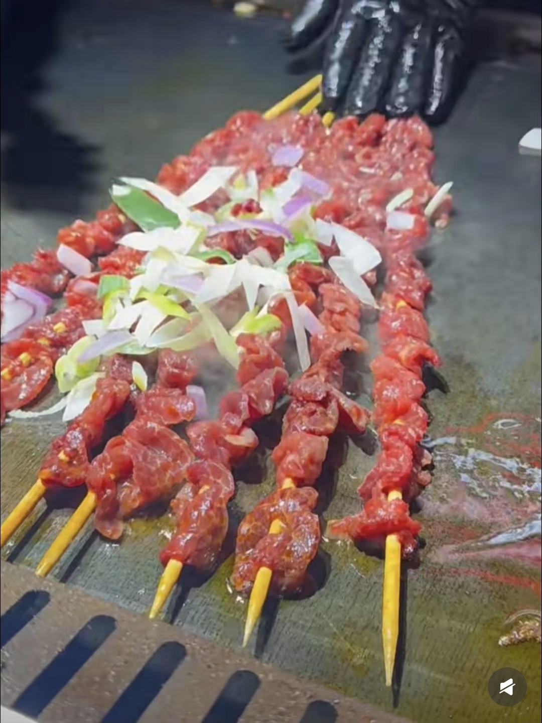 大牛忙牛肉串-阿紫姑娘