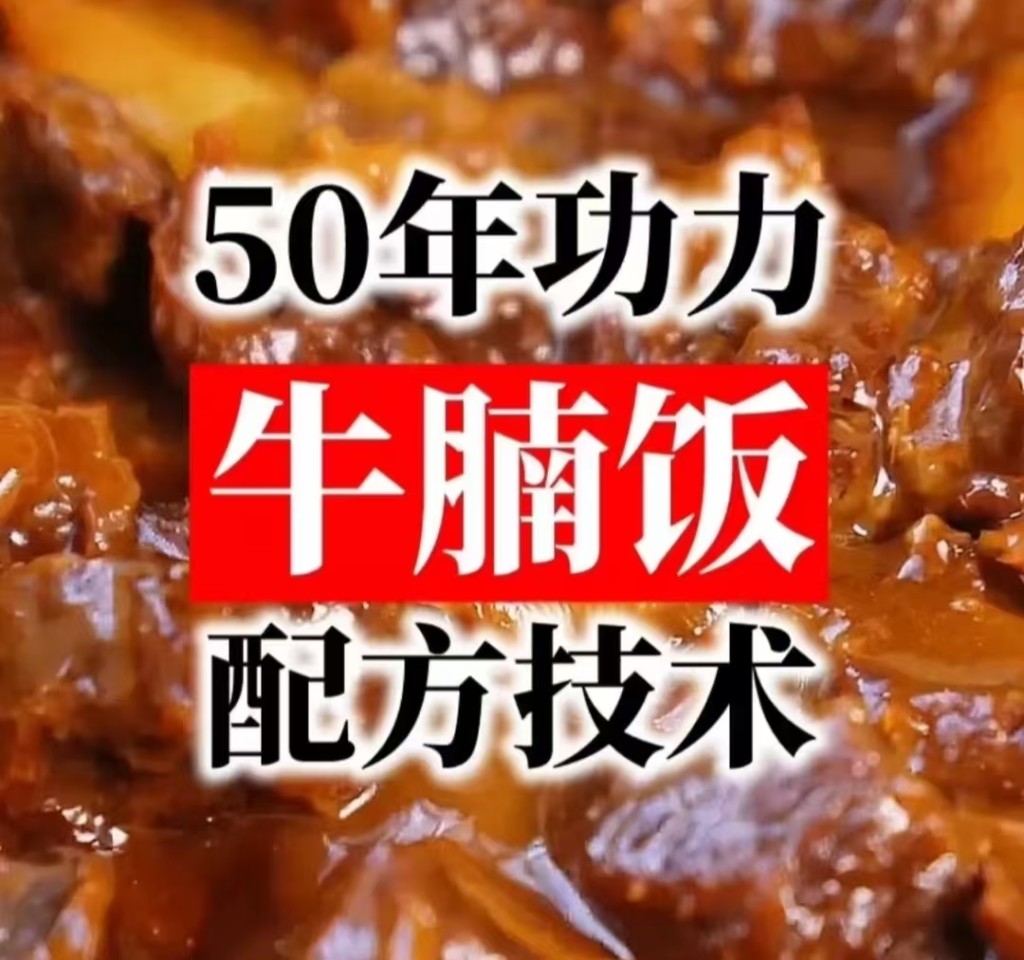 牛腩饭配方技术-阿紫姑娘